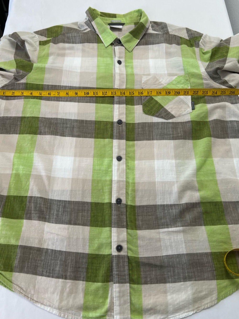 Columbia Cotton Plaid Short Sleeve Button Down - Picture 5 of 10